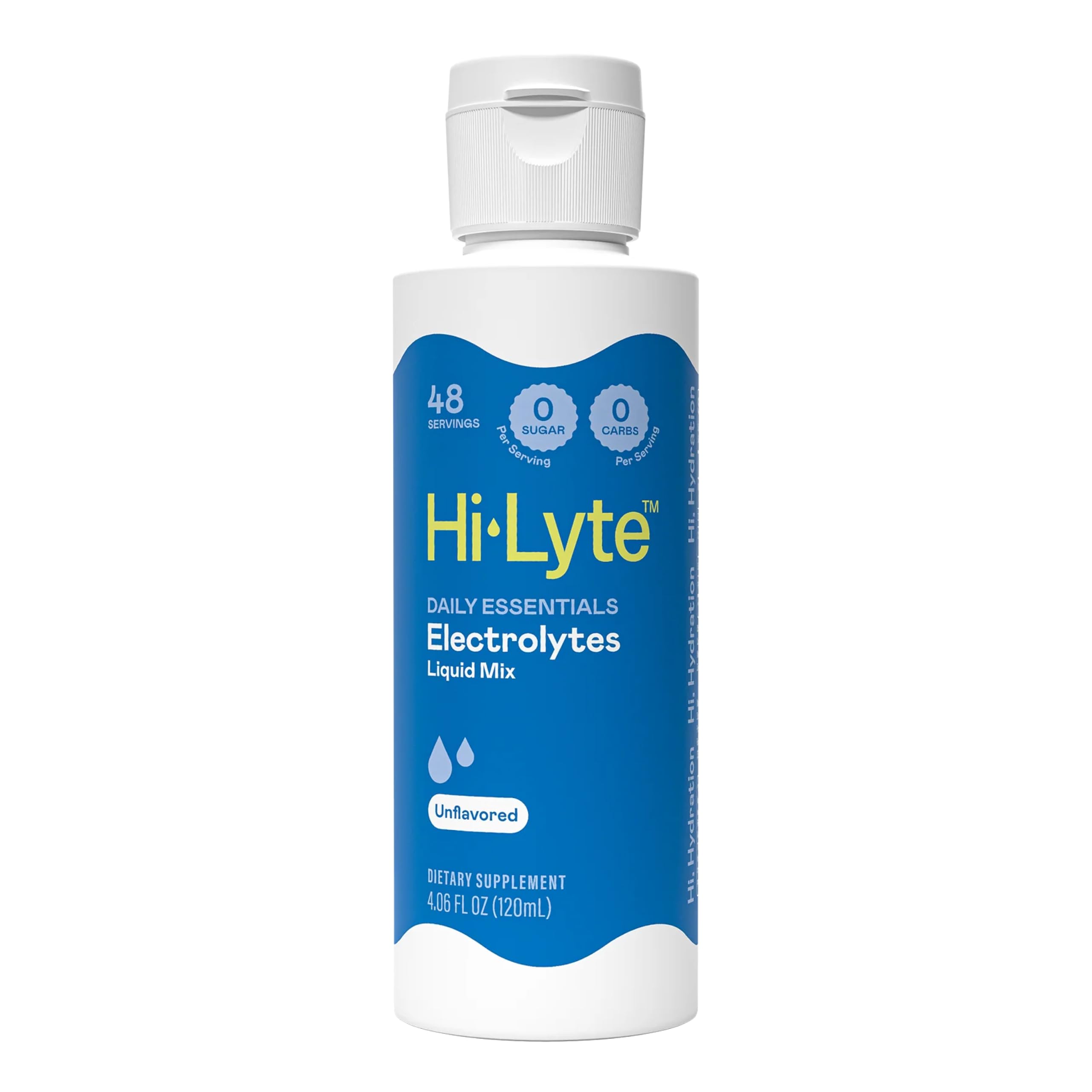 Hi-Lyte envase frontal mostrando diseño y cantidad, fácil identificación y transporte