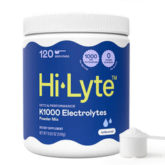 Hi-Lyte bote frontal muestra diseño y cantidad, claridad del producto