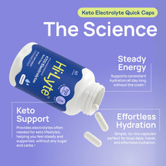 Hi-Lyte primer plano de la cápsula que demuestra formato sin sabor ni polvo