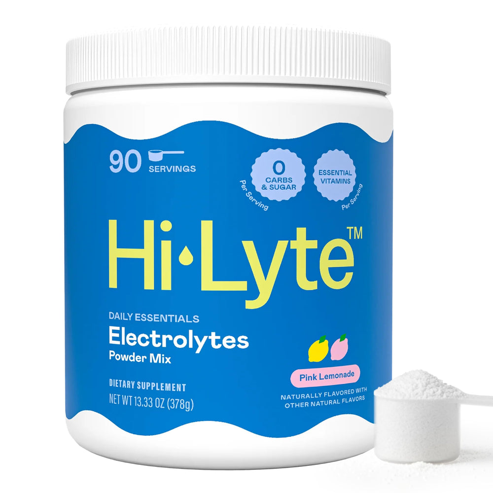 Hi-Lyte tarro frente mostrando etiqueta clara y beneficios