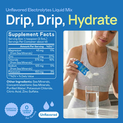 Hi-Lyte gotas disolviéndose en agua para hidratación rápida y personalizable