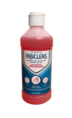 Hibiclens botella frontal pack de 5 mostrando la presentación y facilidad de reposición