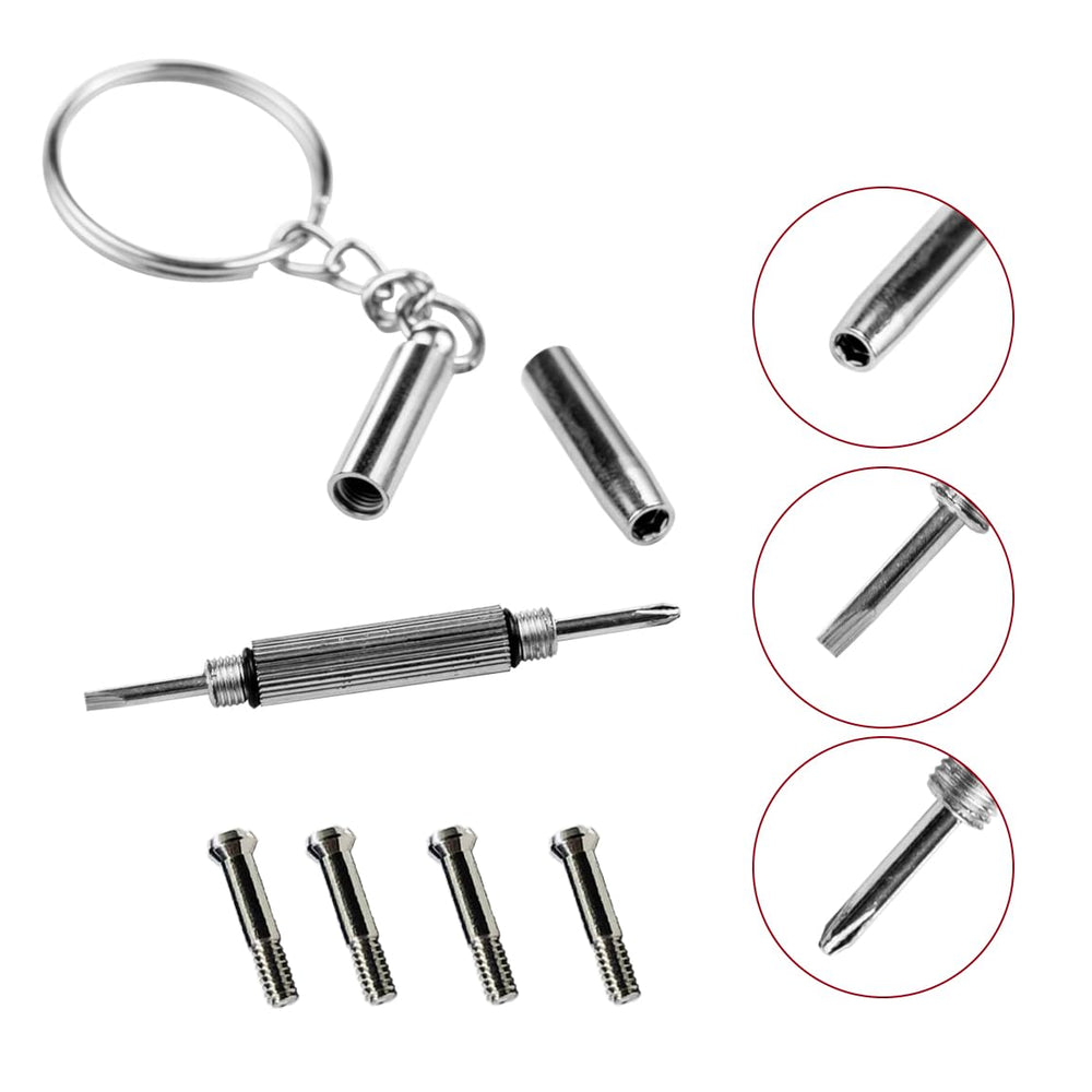 HiCycle2 tornillos junto a gafas Wayfarer, ajuste compatible