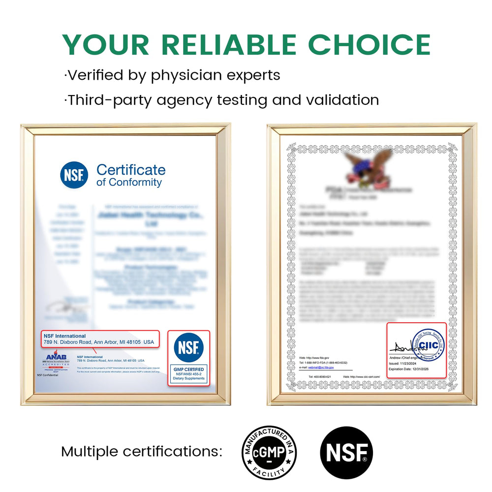HIIHONE embalaje y certificados que aseguran calidad verificada