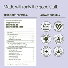 Etiqueta Hilma con información nutricional y certificación Clean Label Project