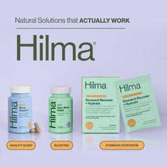 Hilma ingredientes naturales (reishi, pasiflora, magnesio) en composición