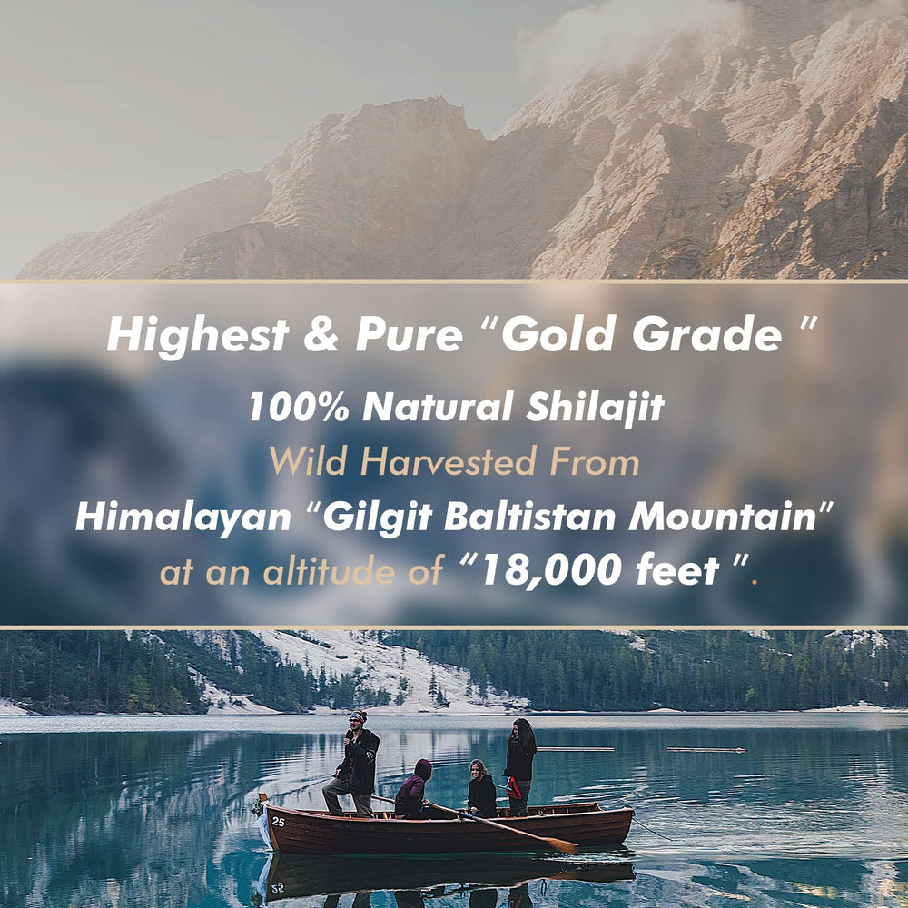 Hima Shilajatu en ambiente natural estilo vida, apoya rutinas activas