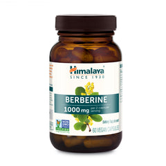 Himalaya envase frontal mostrando beneficios de berberina