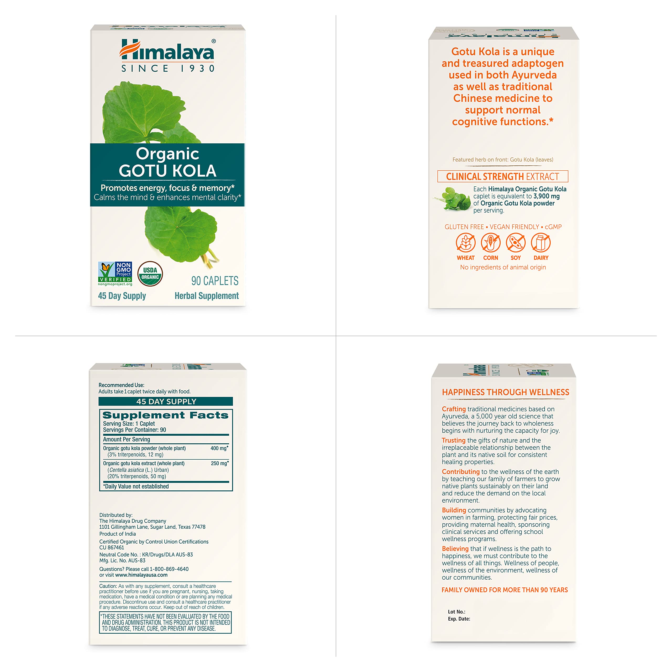 Himalaya caja y botella en entorno natural que resalta origen vegetal