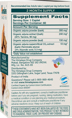 Himalaya cápsulas en mano detalle de textura para dosificación cómoda