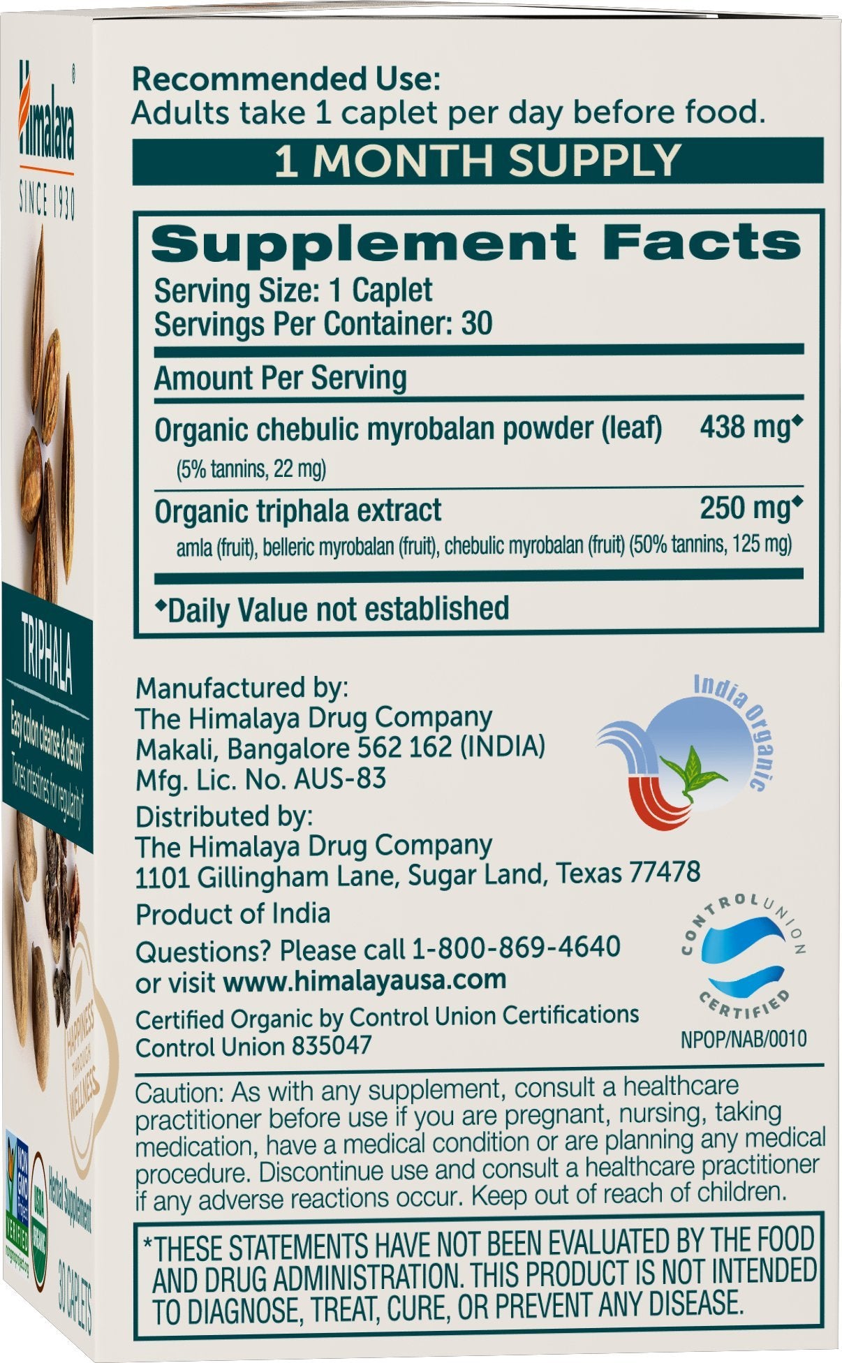 Himalaya cápsulas en mano destacando dosificación fácil y conveniencia diaria