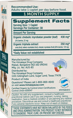Himalaya cápsulas en mano destacando dosificación fácil y conveniencia diaria