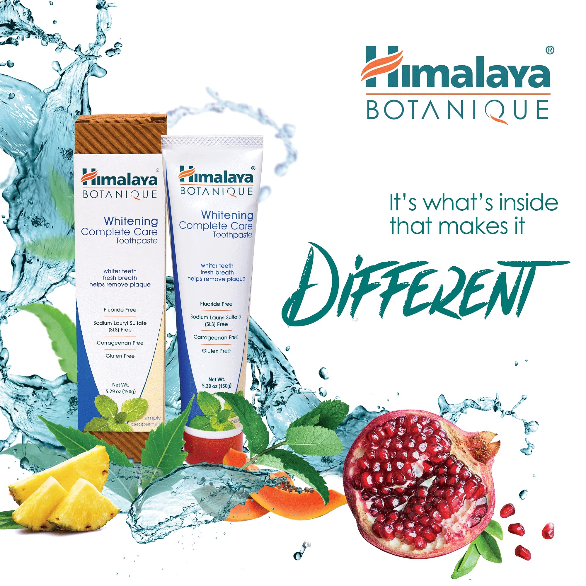 Himalaya comparación de tamaño del pack de 4 para almacenar fácil