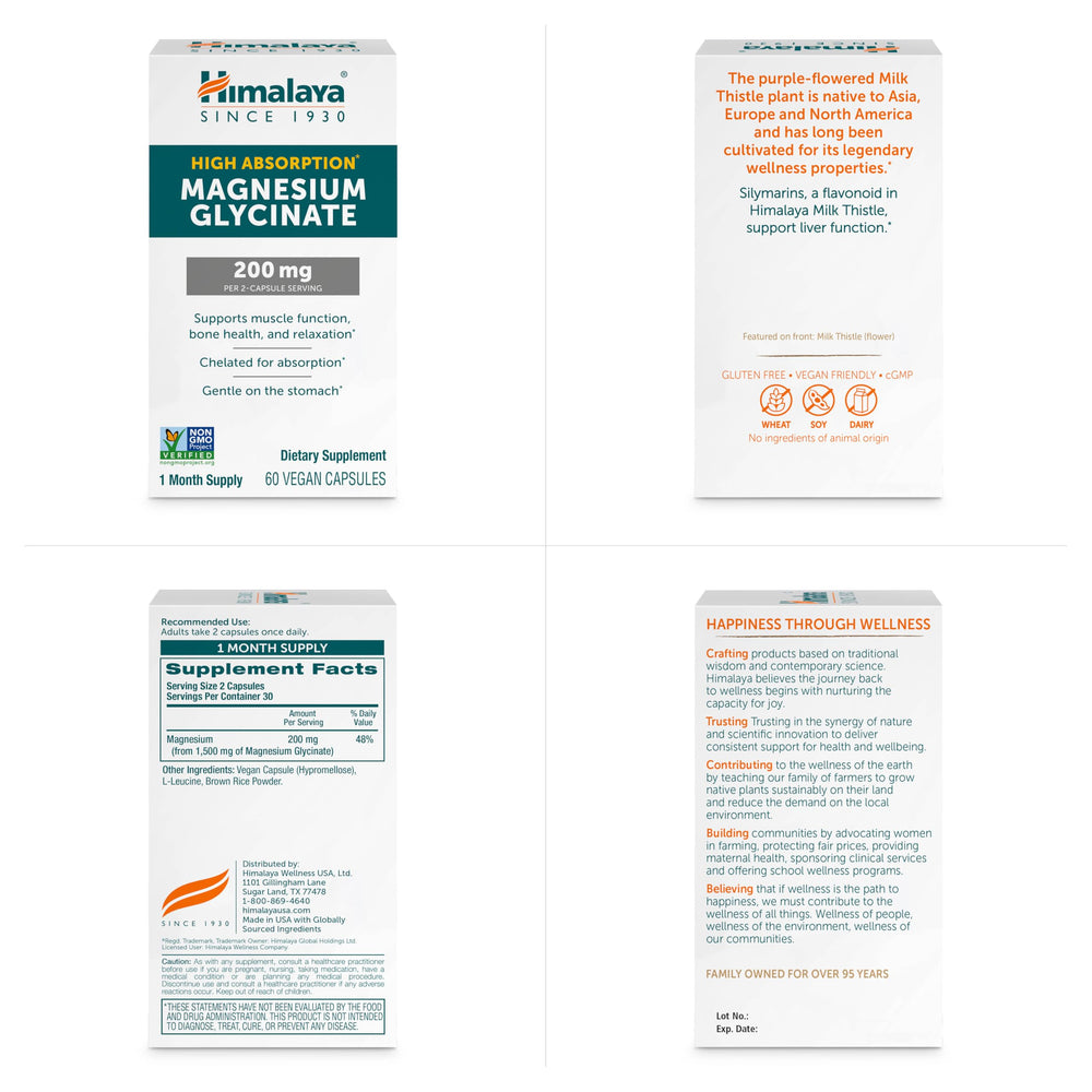 Himalaya sello Non-GMO y libre de alérgenos comunica confianza