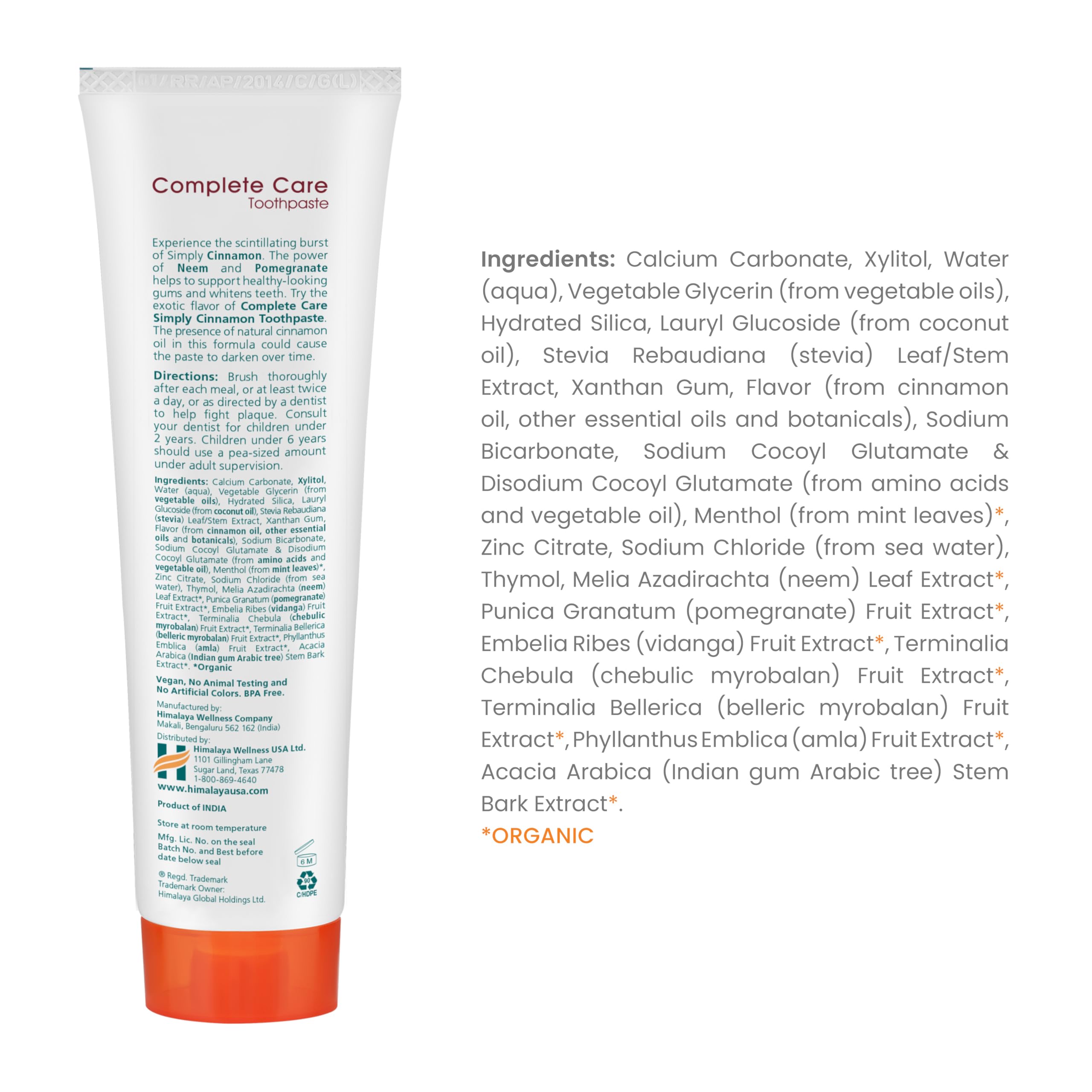 Himalaya textura cremosa en primer plano para aplicación suave