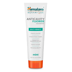 Himalaya imagen frontal del envase mostrando protección anticaries
