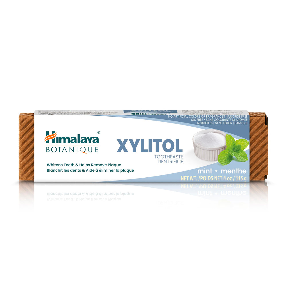 Himalaya etiqueta de ingredientes en primer plano para verificar botanicals