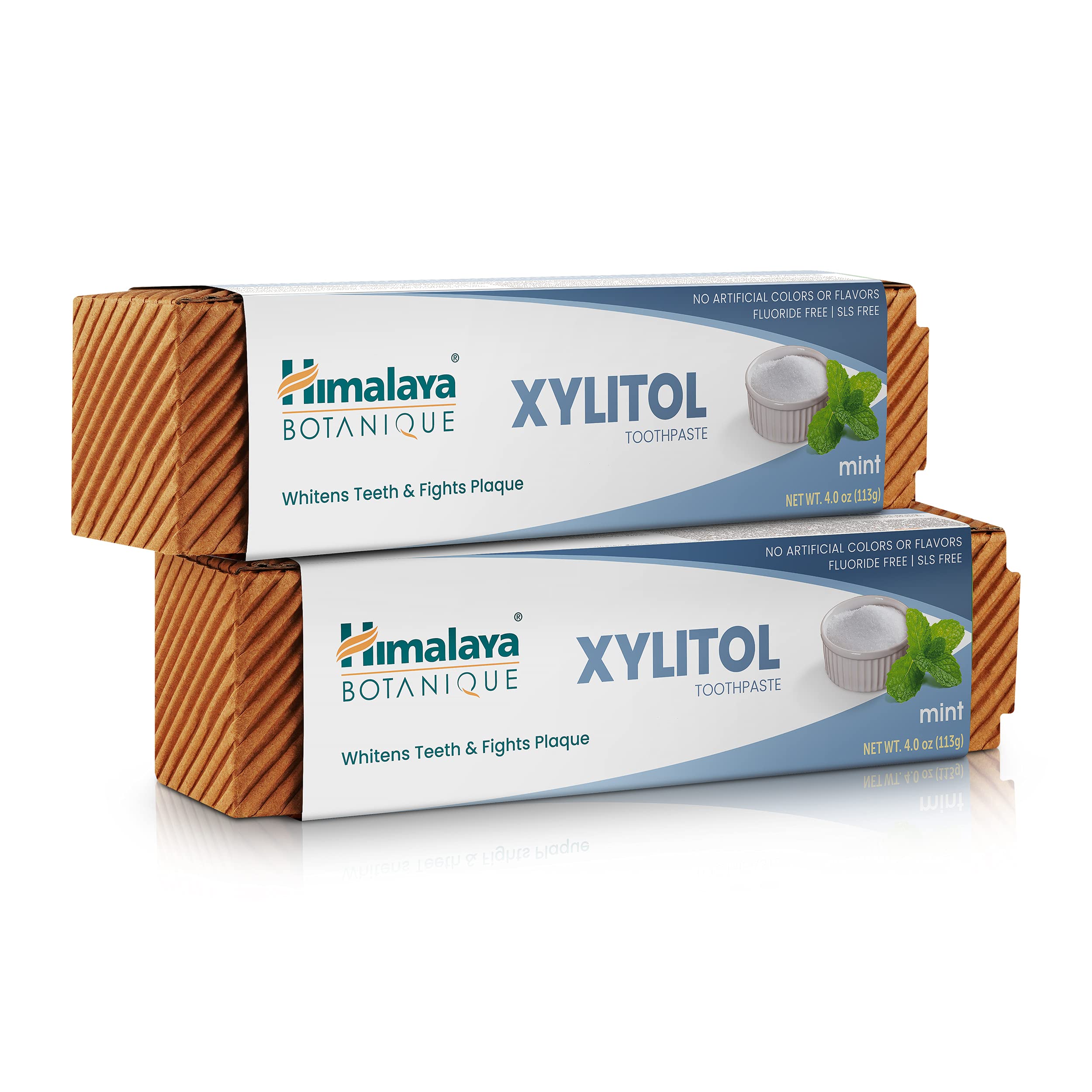 Himalaya frente del empaque mostrando branding y sabor menta, beneficio frescor