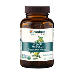 Himalaya frente del empaque mostrando 60 caplets y beneficios orgánicos