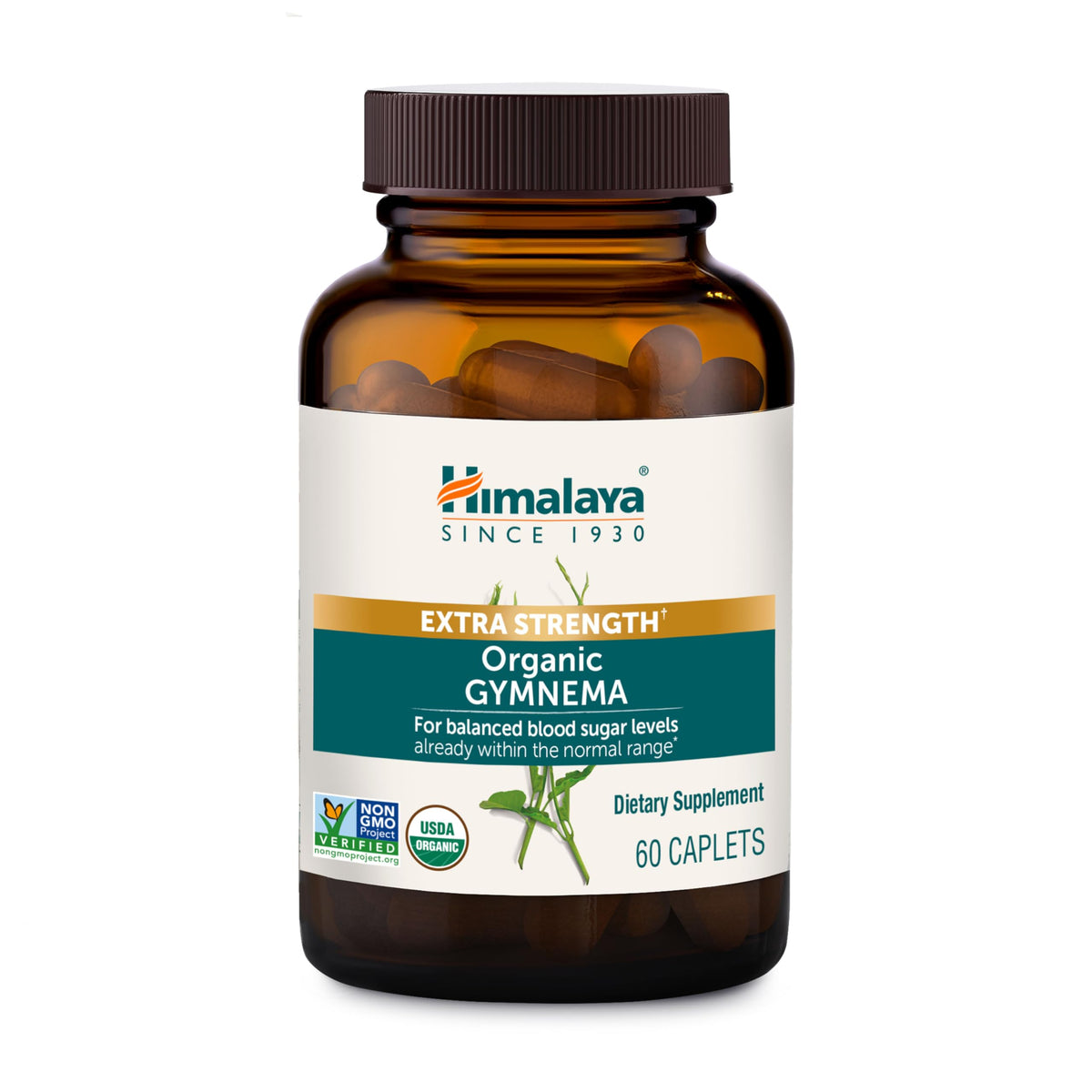 Himalaya frontal del envase mostrando la etiqueta y beneficio orgánico