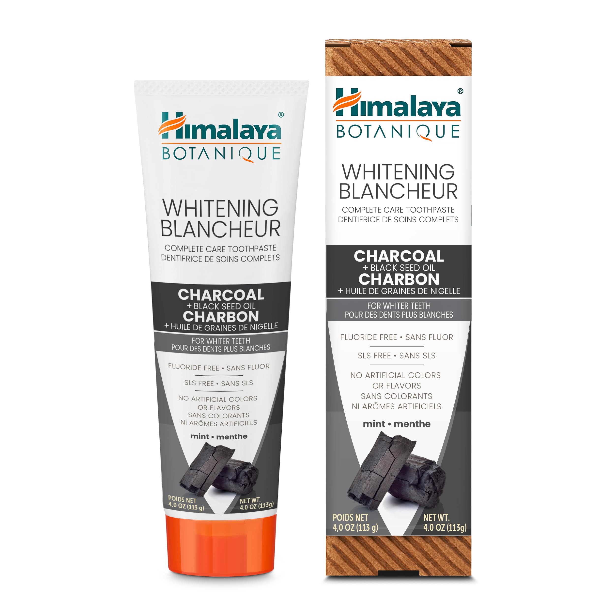 Himalaya frontal packaging mostrando el tubo y beneficio de limpieza