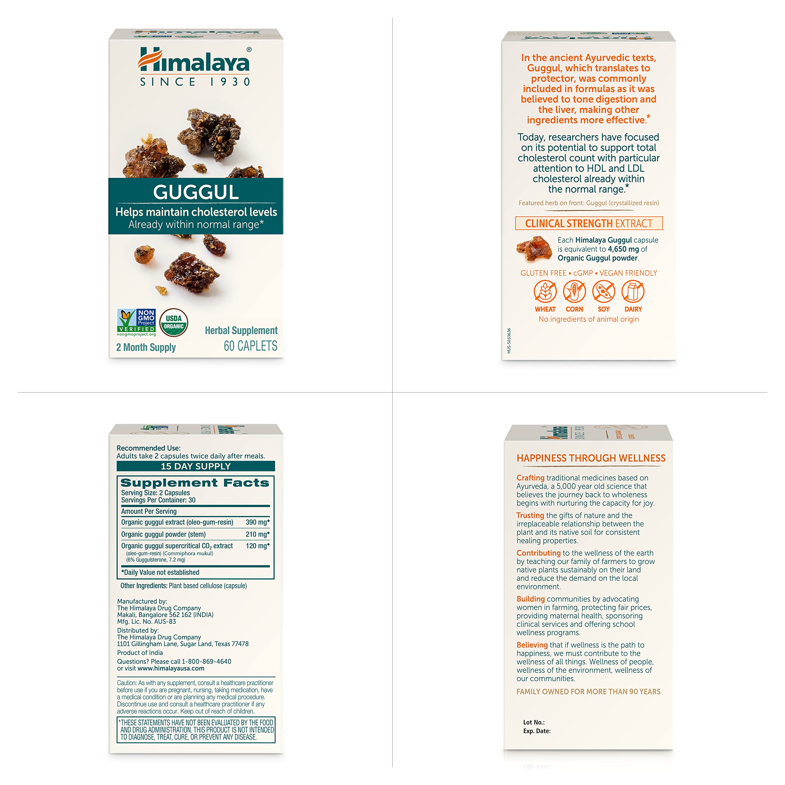 Himalaya Guggul en ambiente natural destacando origen ayurvédico y enfoque vegetal