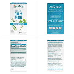 Himalaya conjunto de Bacopa y Gotu Kola ilustrando ingredientes naturales