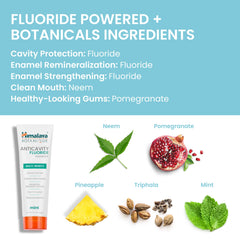 Himalaya etiqueta con ingredientes botánicos que aportan soporte