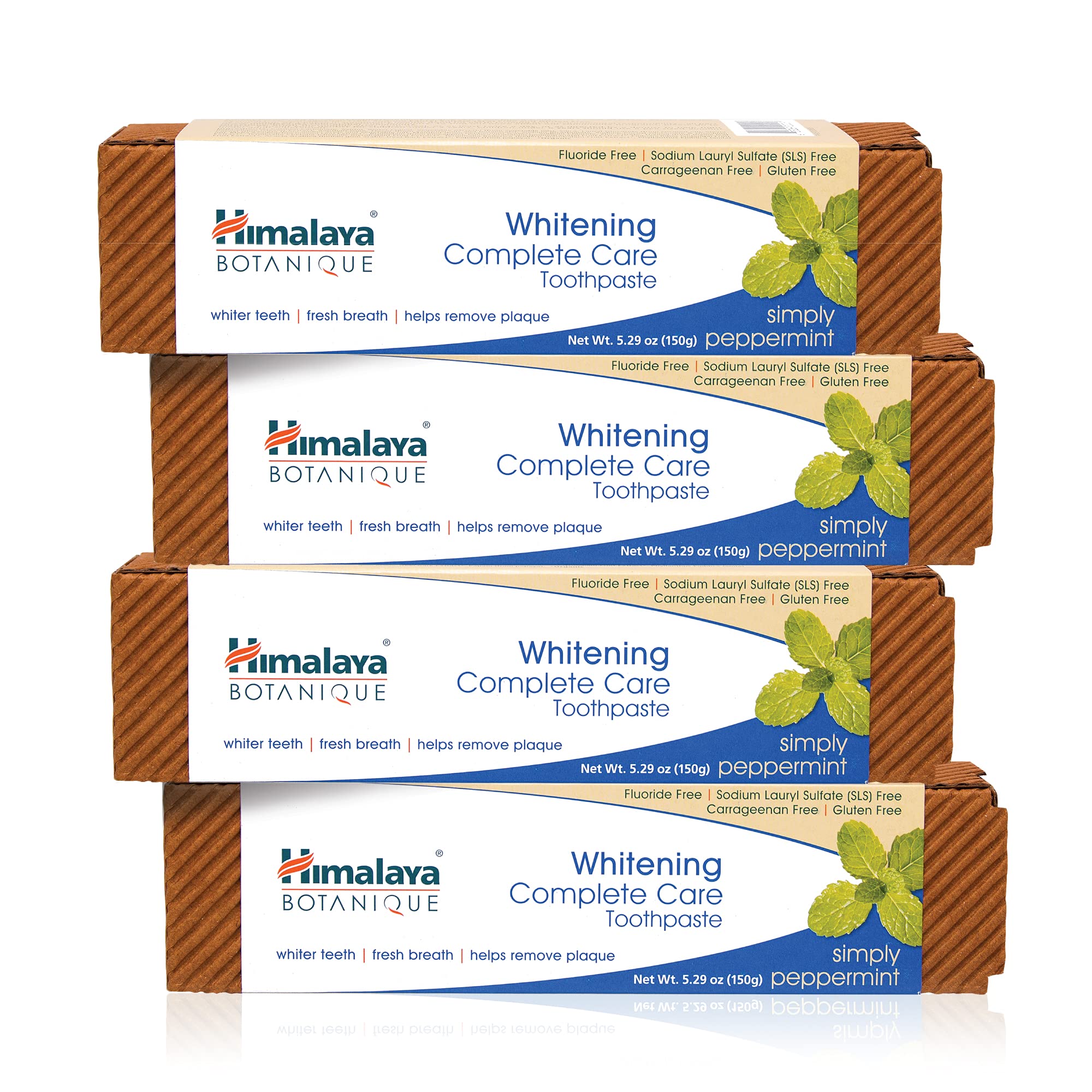 Himalaya imagen frontal del pack de 4 mostrando blanqueamiento y frescor