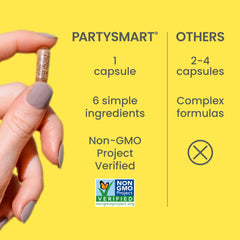 Himalaya PartySmart ingredientes naturales secos, muestra origen vegetal y calidad