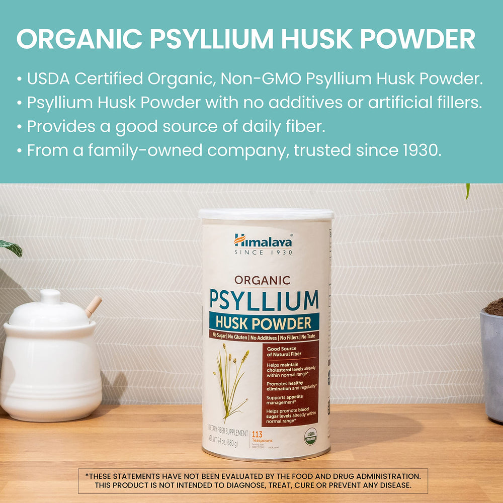 Himalaya polvo disuelto en vaso de agua para mezcla rápida y saciedad