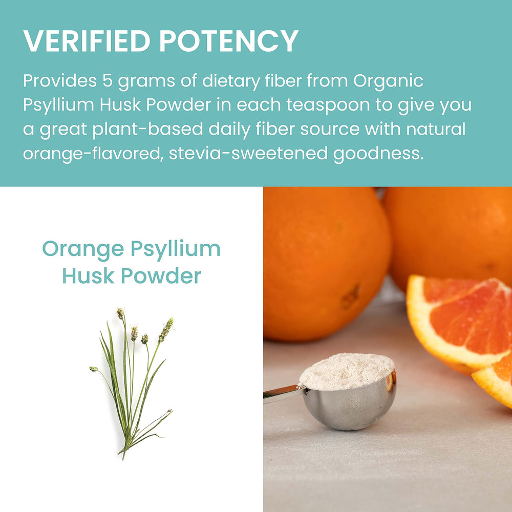 Cucharada con medida de Himalaya psyllium para porciones precisas