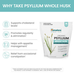 Cucharada medidora con psyllium Himalaya lista para mezclar y aportar 5 g de fibra