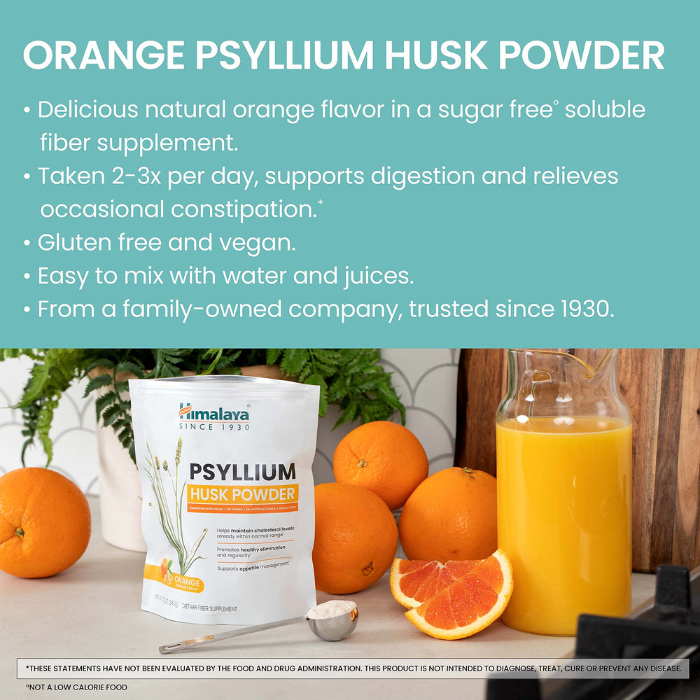 Vaso con mezcla de Himalaya psyllium mostrando cómo se integra en líquidos