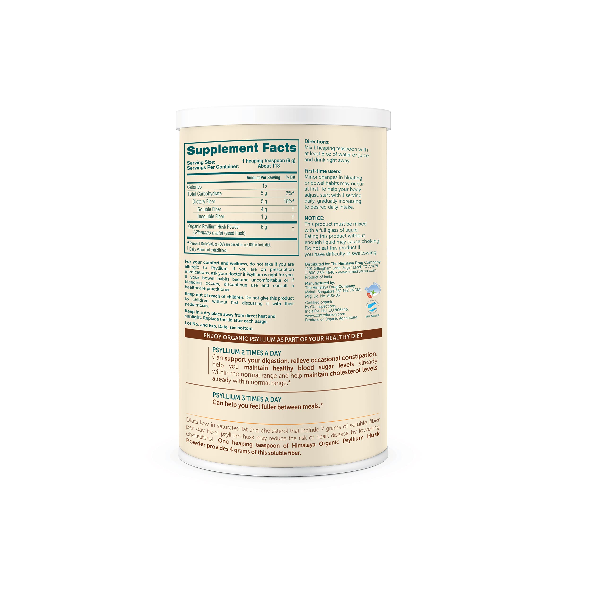 Himalaya textura del polvo fino que facilita mezcla y digestión