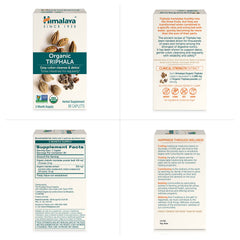 Escena de desayuno con Himalaya Triphala como complemento saludable