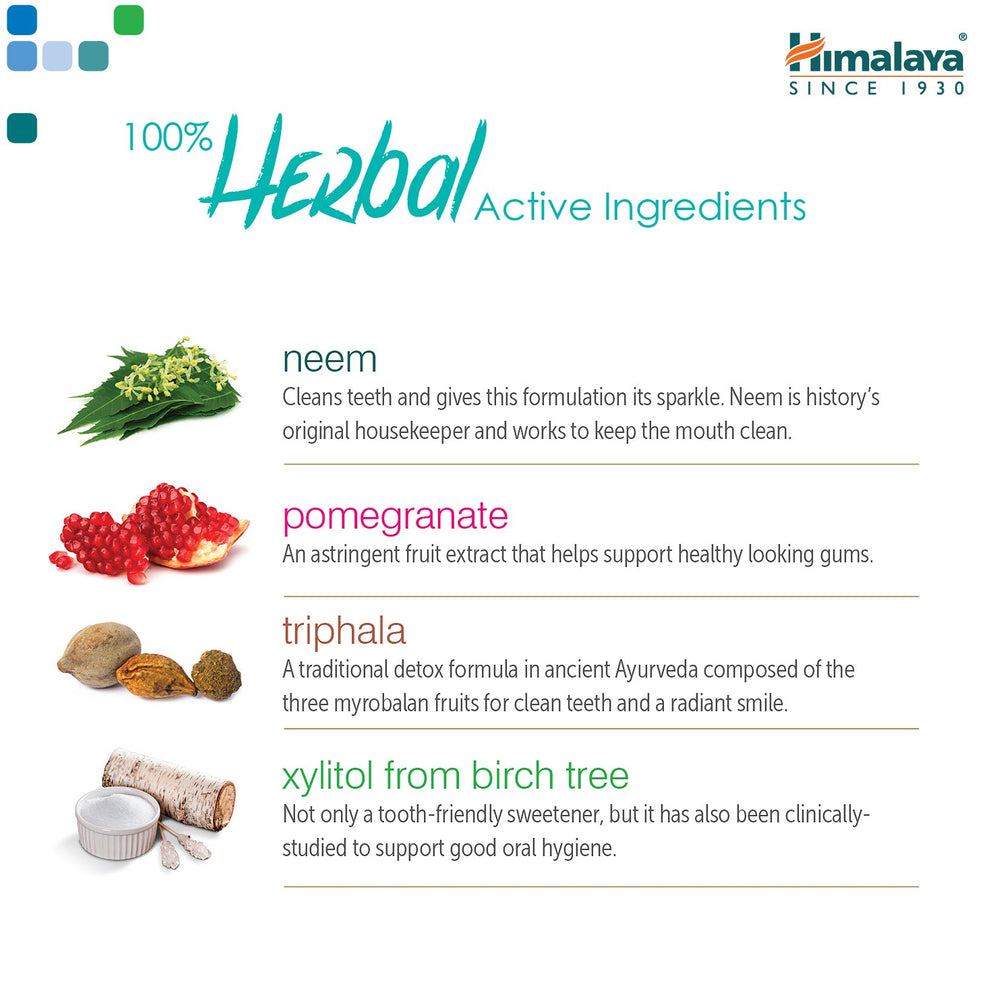 Himalaya tubo abierto con crema saliendo para apreciar consistencia y ingredientes botánicos