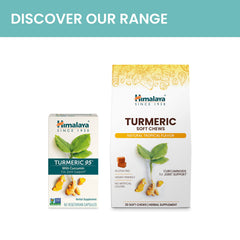 Himalaya Turmeric 95 etiqueta nutricional con información de curcuminoides y certificaciones