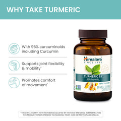Himalaya Turmeric 95 polvo de rizoma mostrando textura natural y concentración de curcuminoides