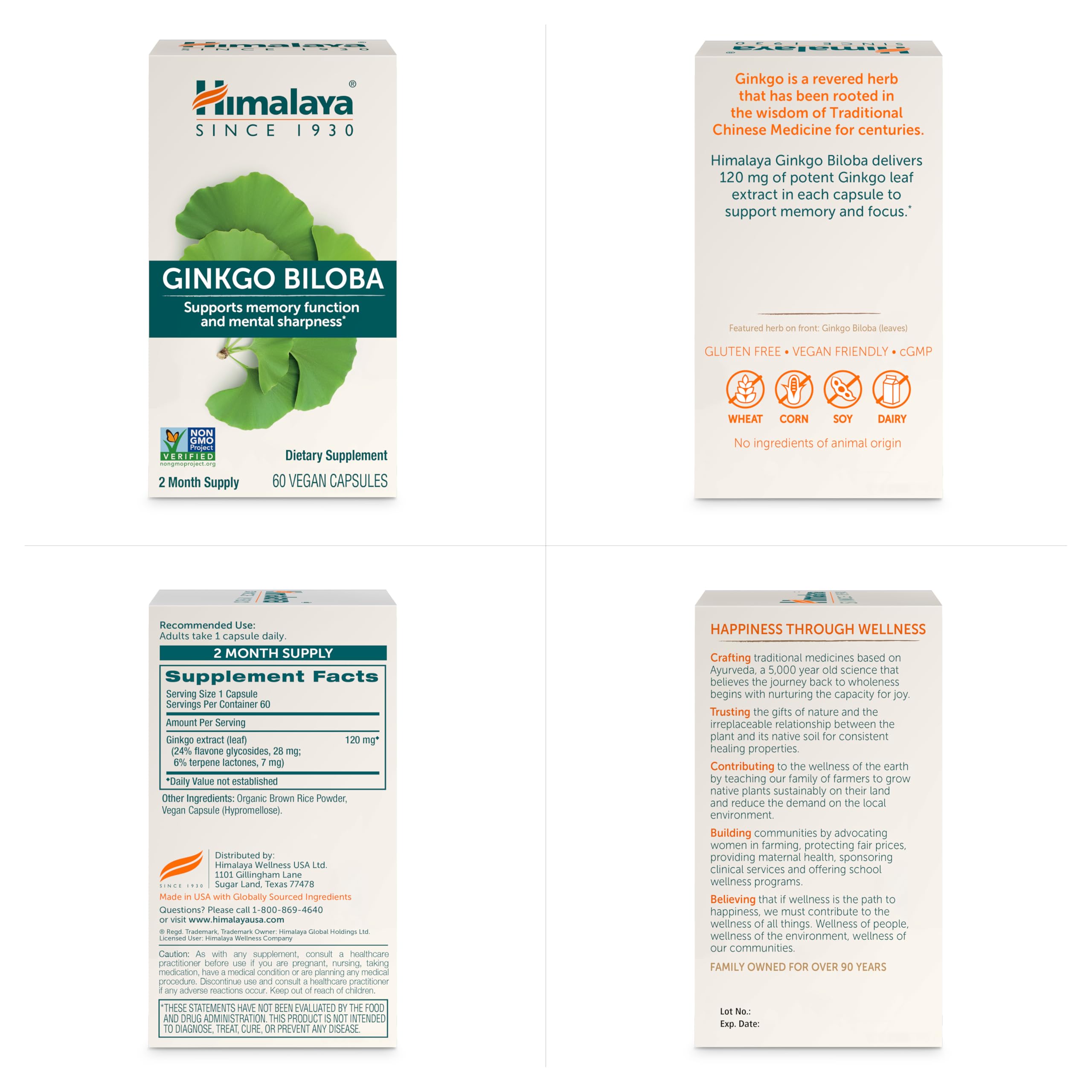Himalaya frasco junto a cuaderno y lentes ilustrando uso en estudio, beneficio concentración