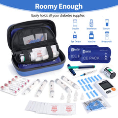 HIMDUZE interior con bolsa desmontable para organizar insulina y accesorios