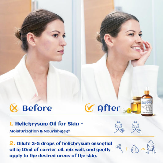 HIQILI Helichrysum con gotero para dosificación precisa