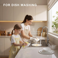 HIQILI Aceite Limón y difusor: difusión suave para mejorar el ambiente.