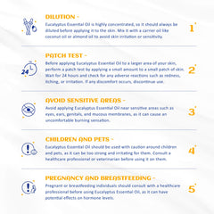 HIQILI Aceite de Eucalipto para masaje con aceite portador