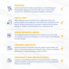 HIQILI Jazmín Aceite Esencial para ambiente en el hogar: mejora la atmósfera