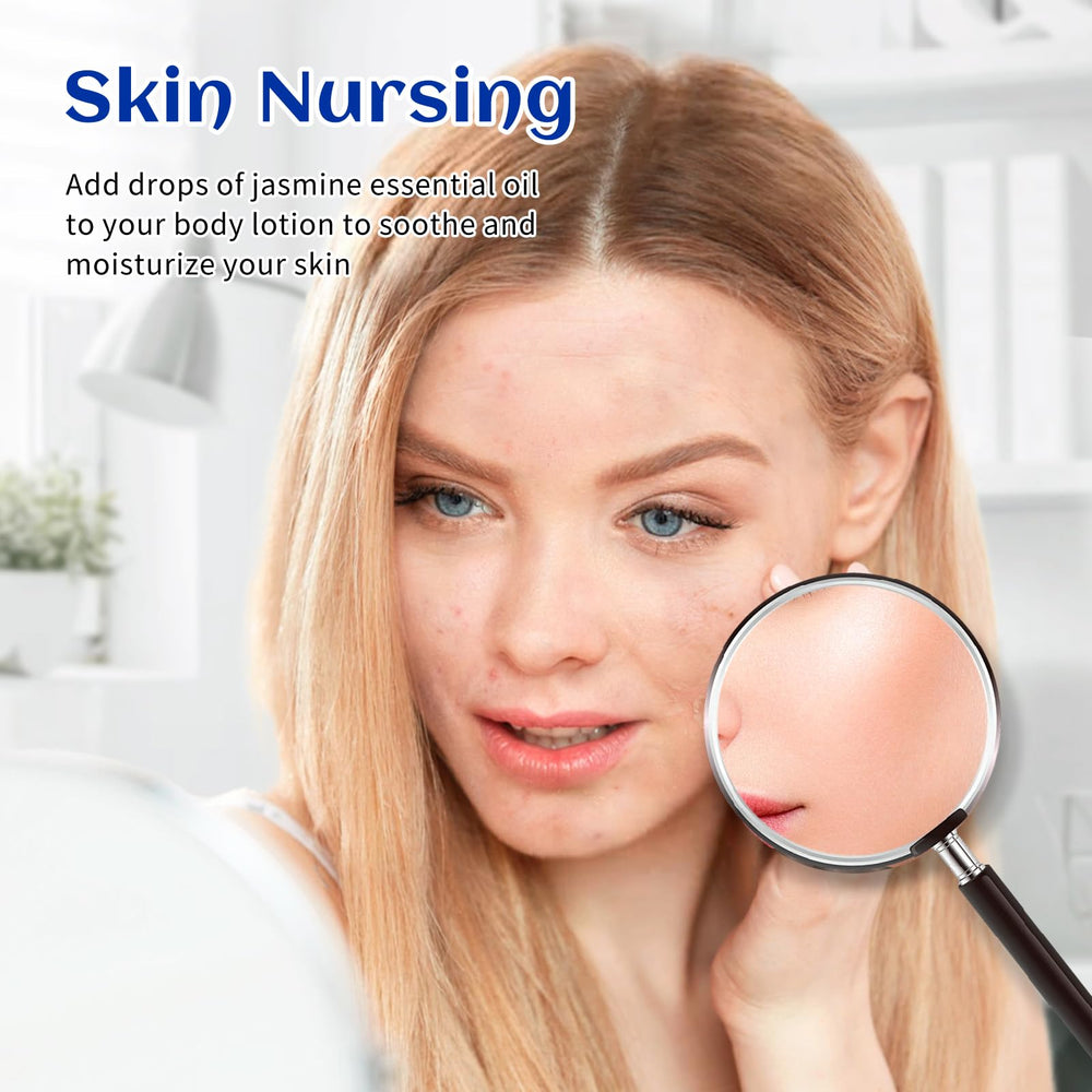 HIQILI Jazmín Aceite Esencial para champú: aroma ligero durante el lavado