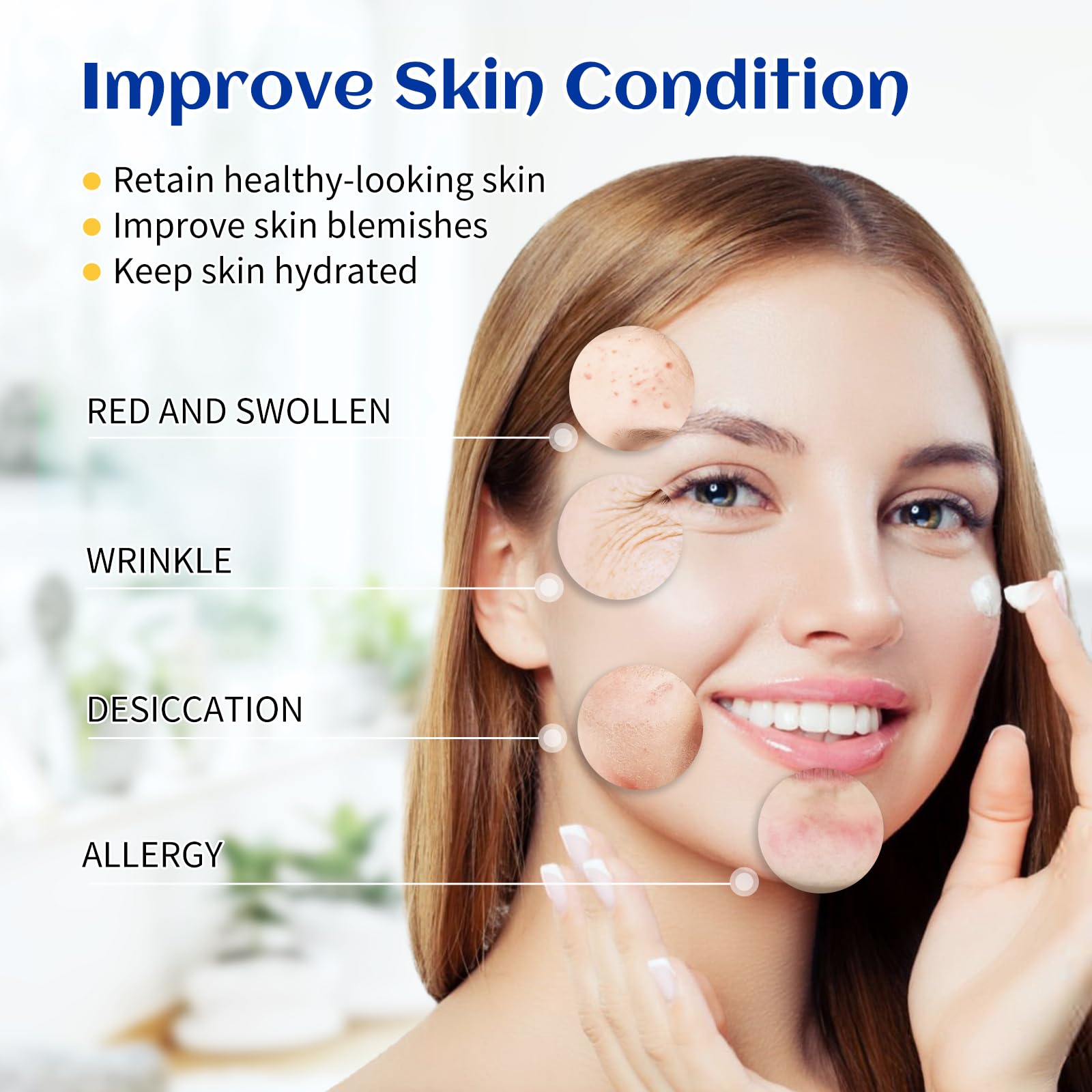 HIQILI Mirra Aceite Esencial en botella para cuidado de piel suave y eficaz.