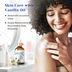 HIQILI Vanilla Aceite Esencial: difusor ambiente muestra aroma reconfortante para casa.