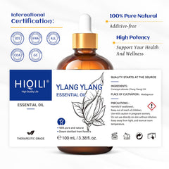 HIQILI Ylang-Ylang certificado por GC/MS y seguridad de composición