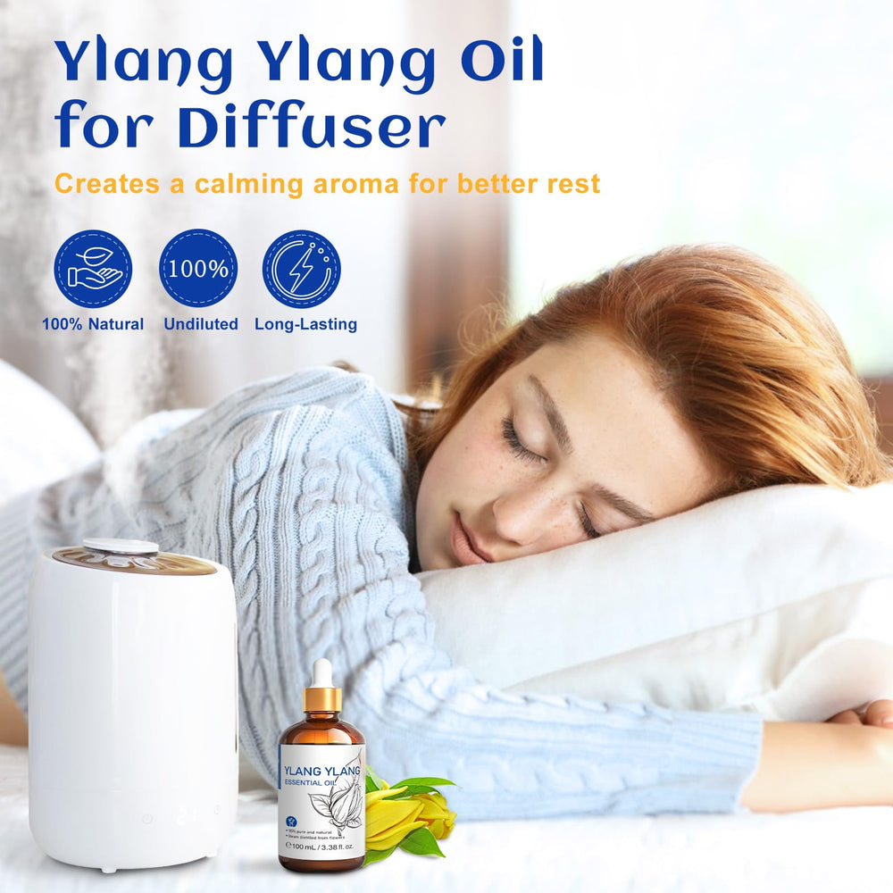 HIQILI Ylang-Ylang en difusor para un ambiente relajante y aromático
